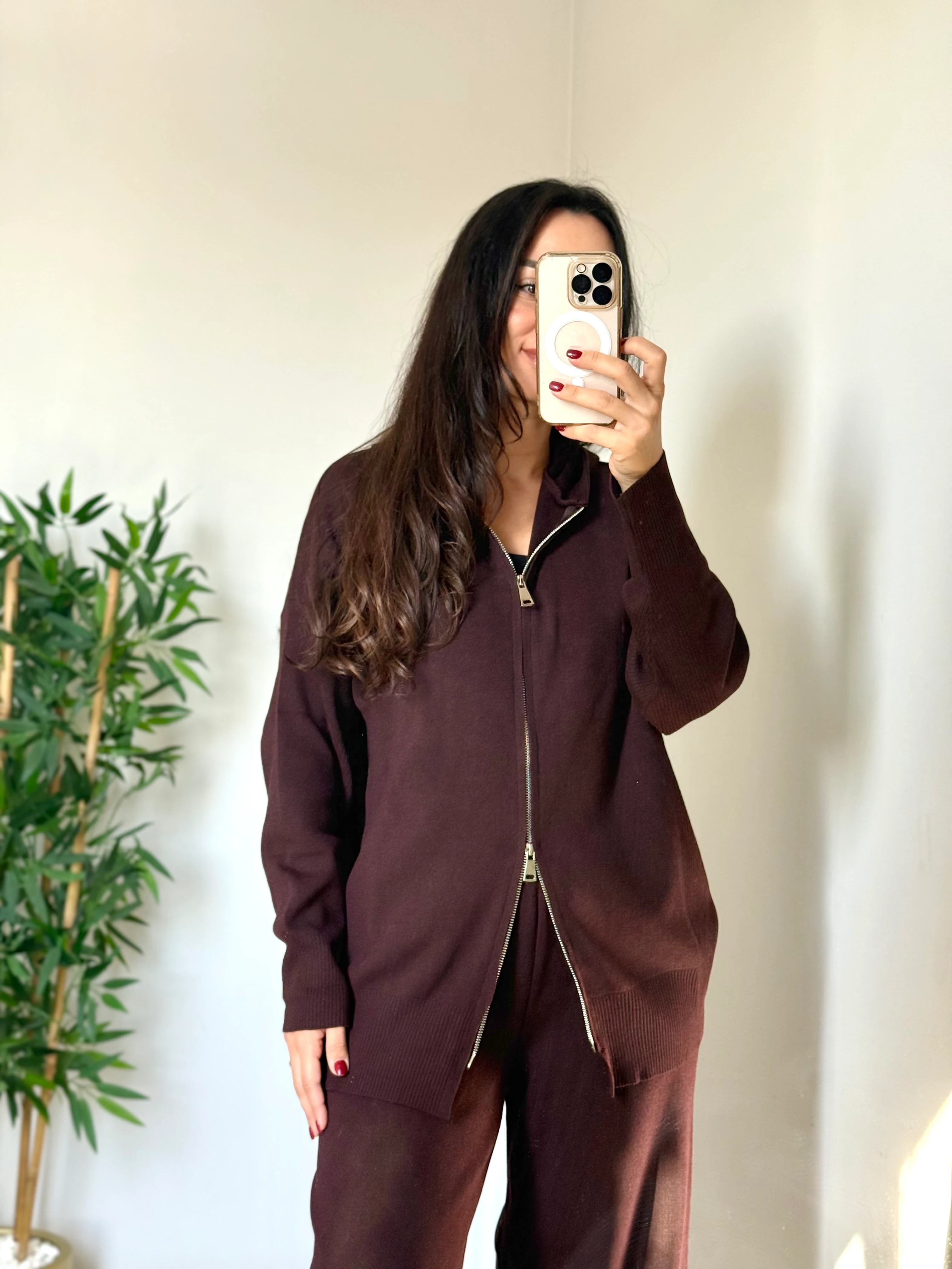 Premium Triko Takım Mürdüm