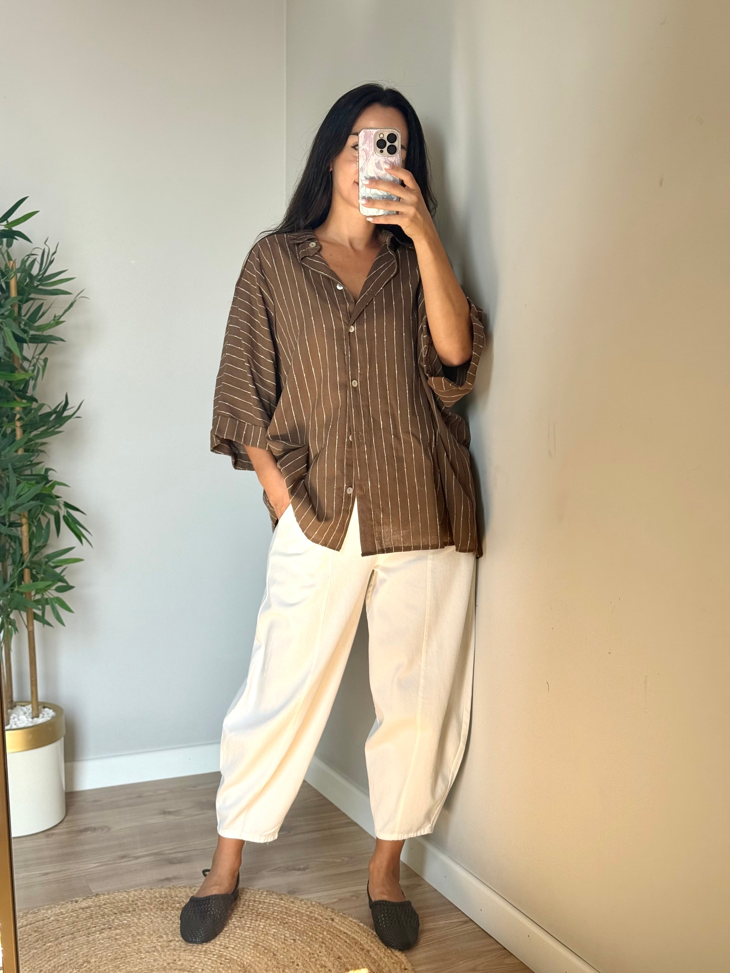 Gabardin Şalvar Pantolon
