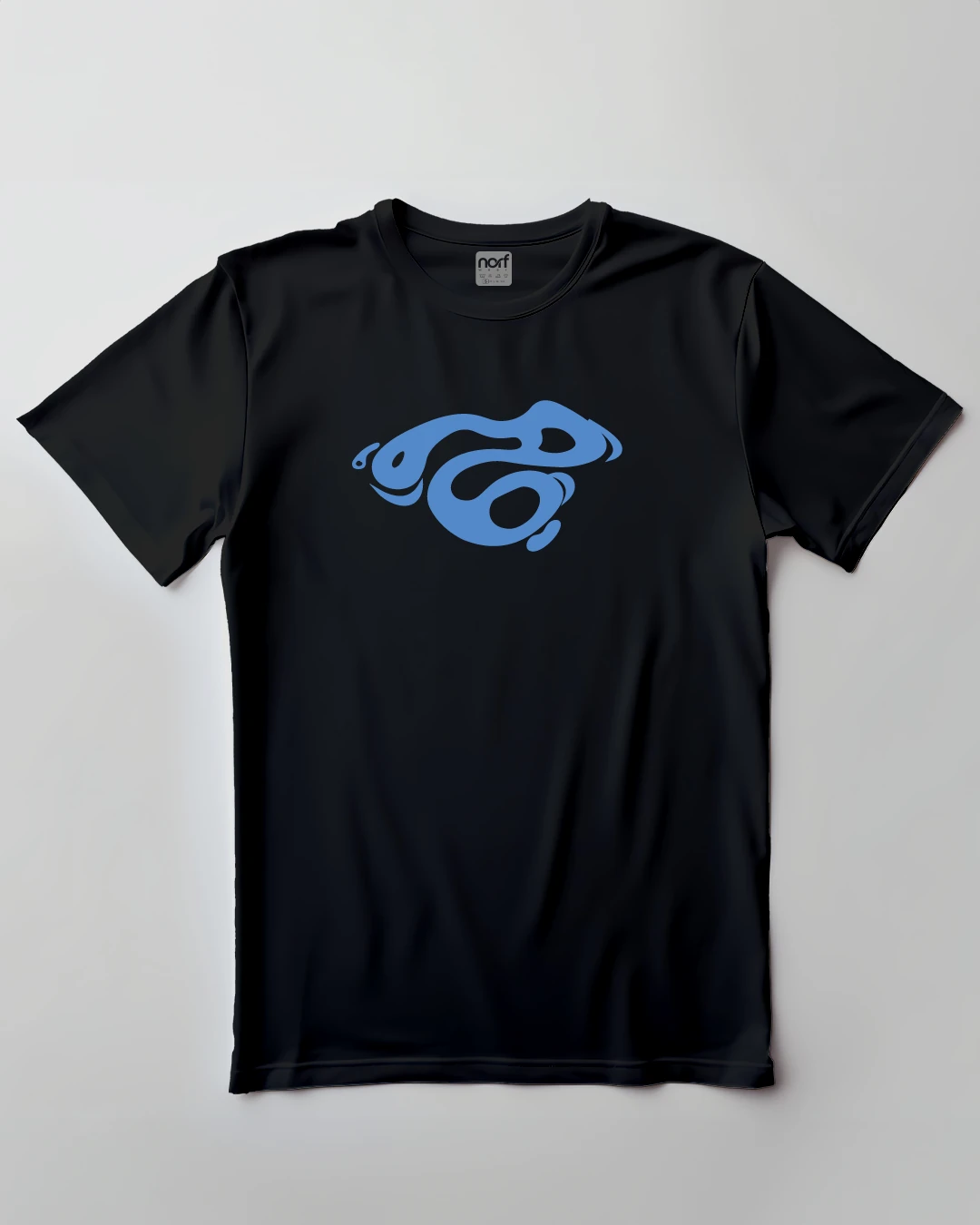 Blue Liquid Form Tee
