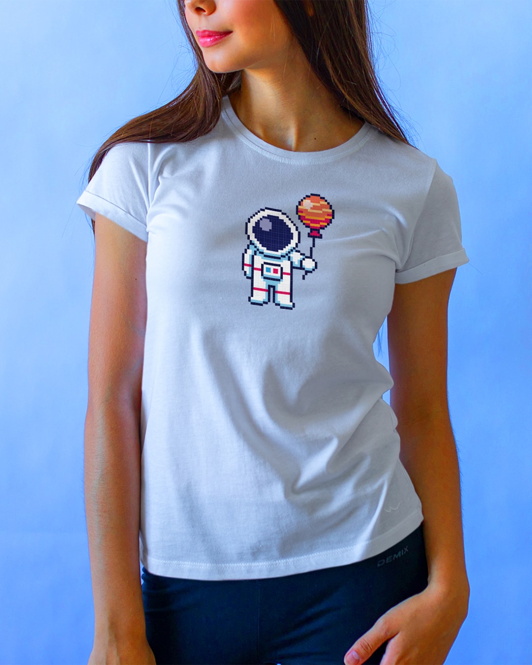 Astronaut Pixel – White Edition