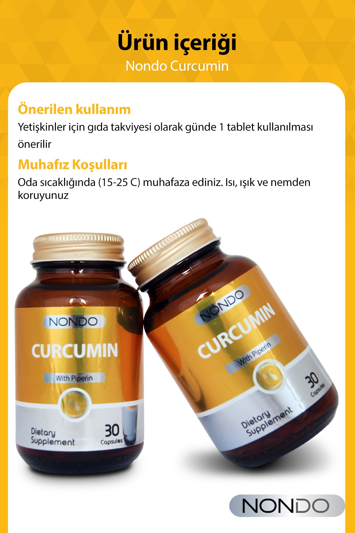 Curcumin 30 Tablets