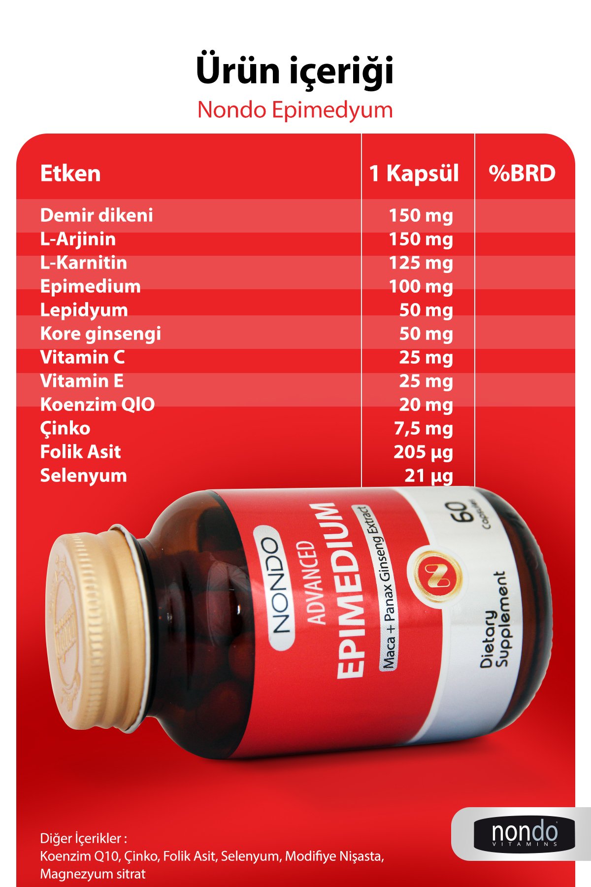 Advanced Epimedyum 60 Kapsül