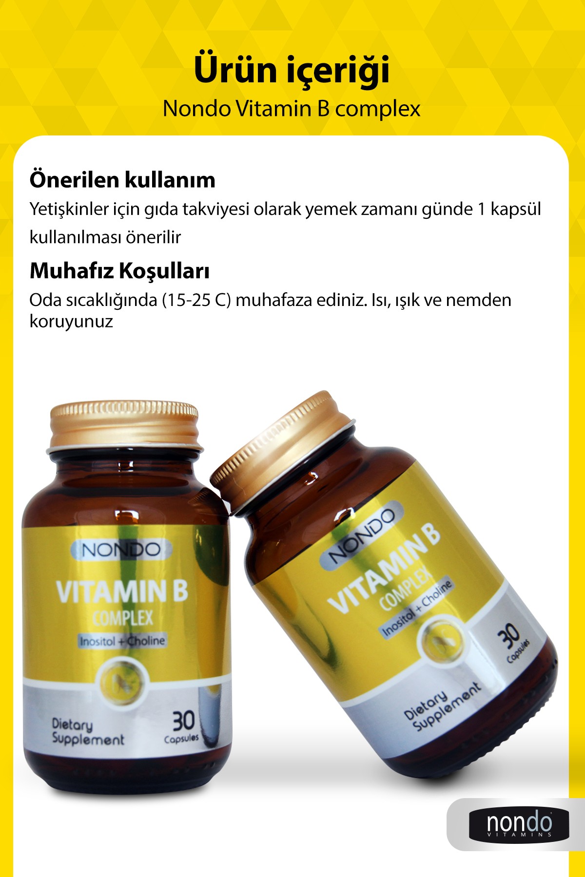 Vitamin B Complex 30 Tablet