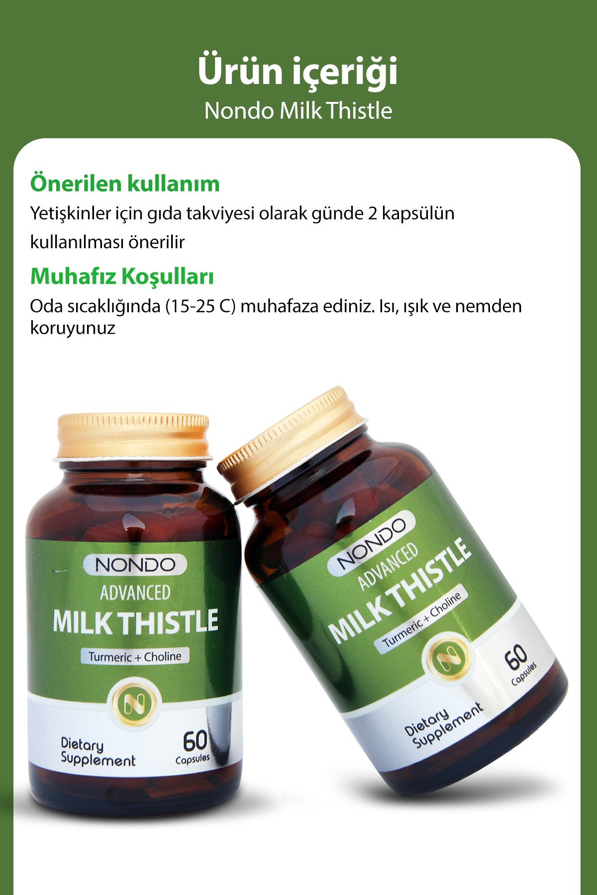 Advanced Milk Thistle 60 Kapsül