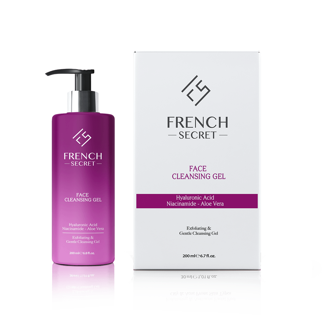 Facial Cleansing Gel for Acne and Pimple Prone Skin 200 ml Hyaluronic Acid, Niacinamide