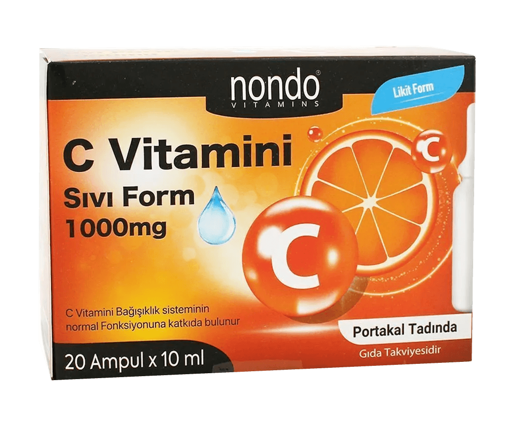 Vitamin C Liquid Form 20 Şaset