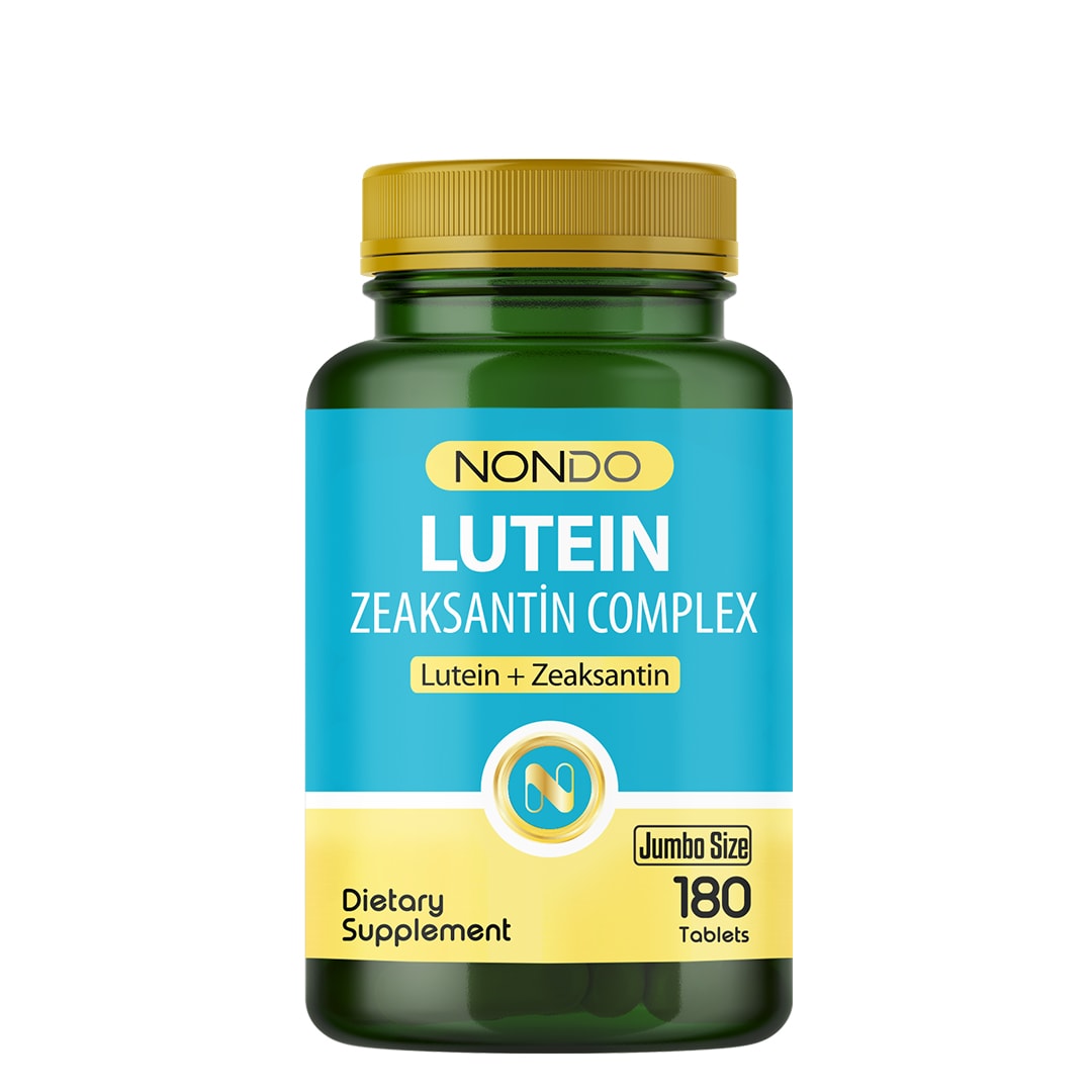 Nondo Lutein Zeaksantin Complex 180 Tablet Jumbo Size ( C Vitamini, Çinko, Selenyum, Astaksantin)