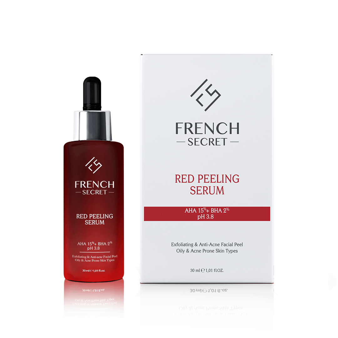 Red Peeling Serum 30 ml Aha%15 Bha%2 Leke Karşıtı, Cilt Yenileyici Kırmızı Yüz Peeling