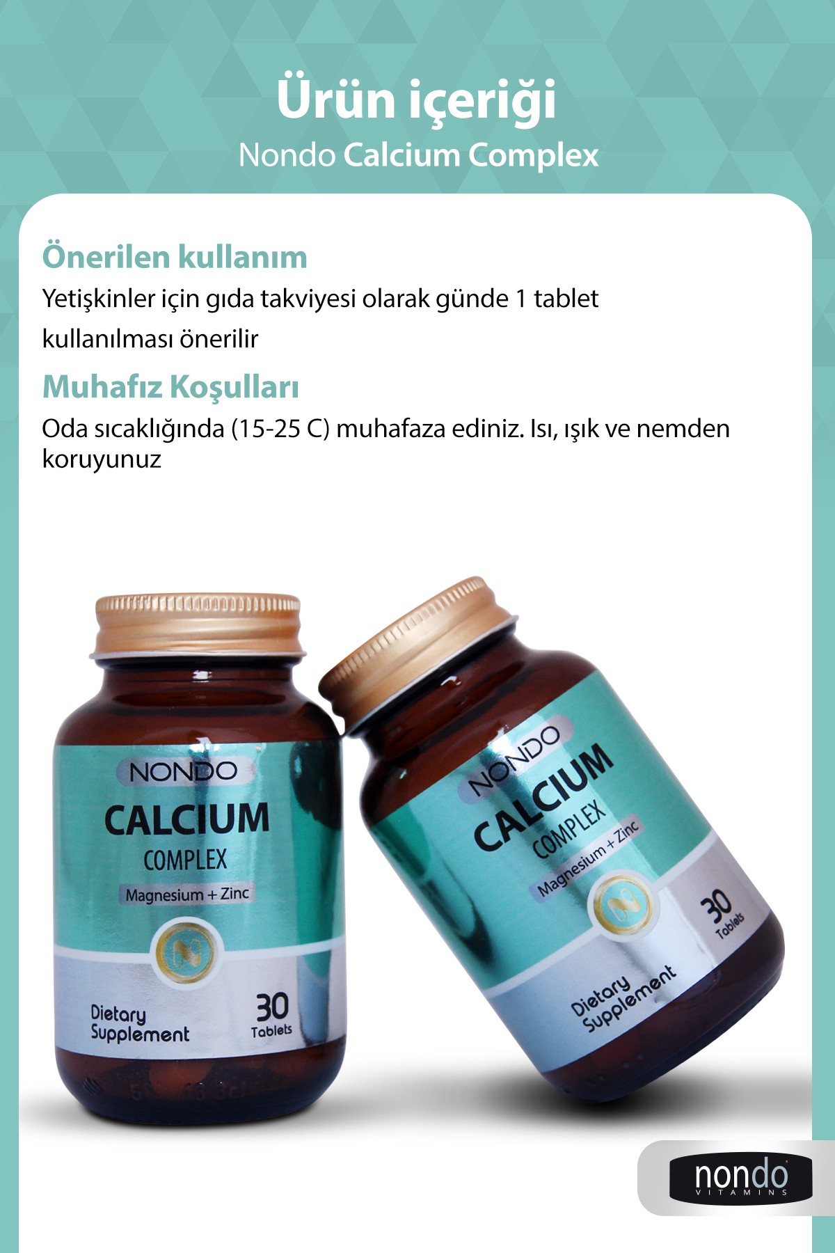 Calcium Complex 30 Tablets