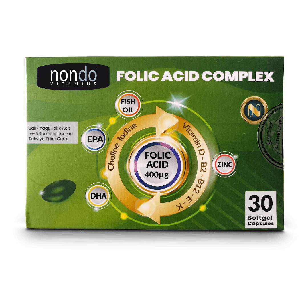 Folic Acid Complex 30 Softgel Capsules