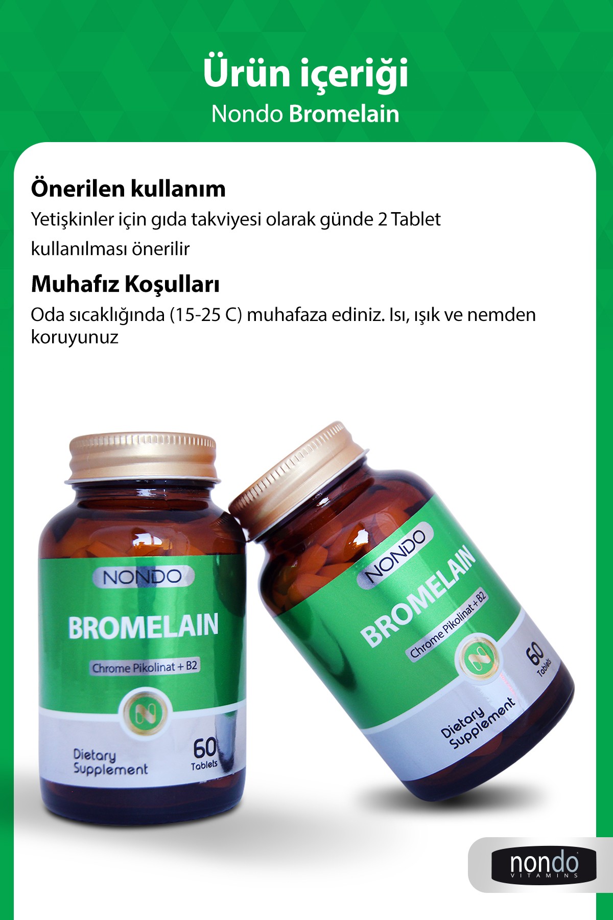 Bromelain 60 Tablet