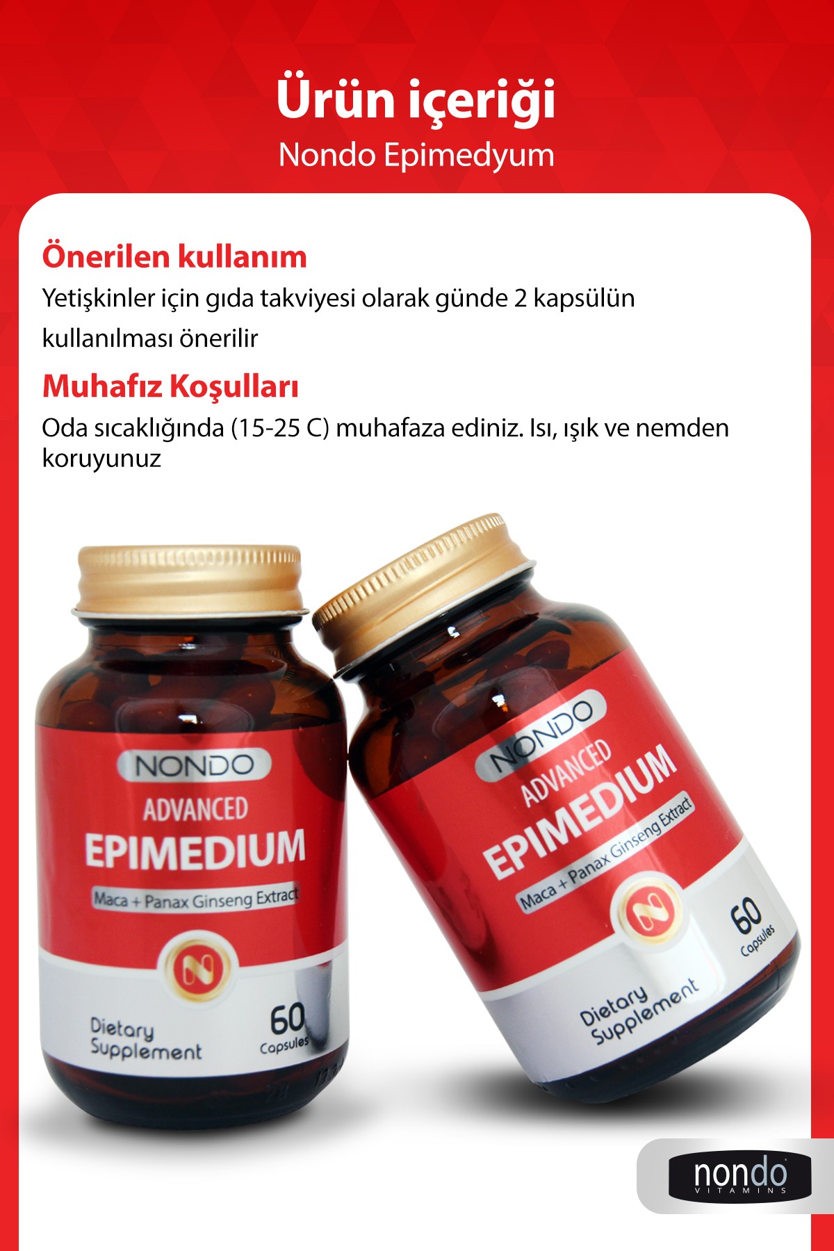 Advanced Epimedyum 60 Kapsül