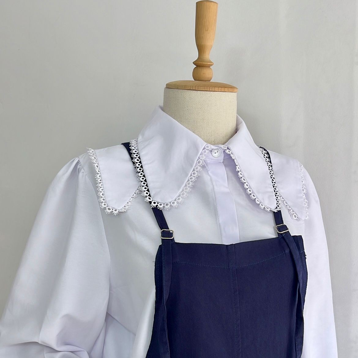 Lacivert Gabardin Askılı  Jile