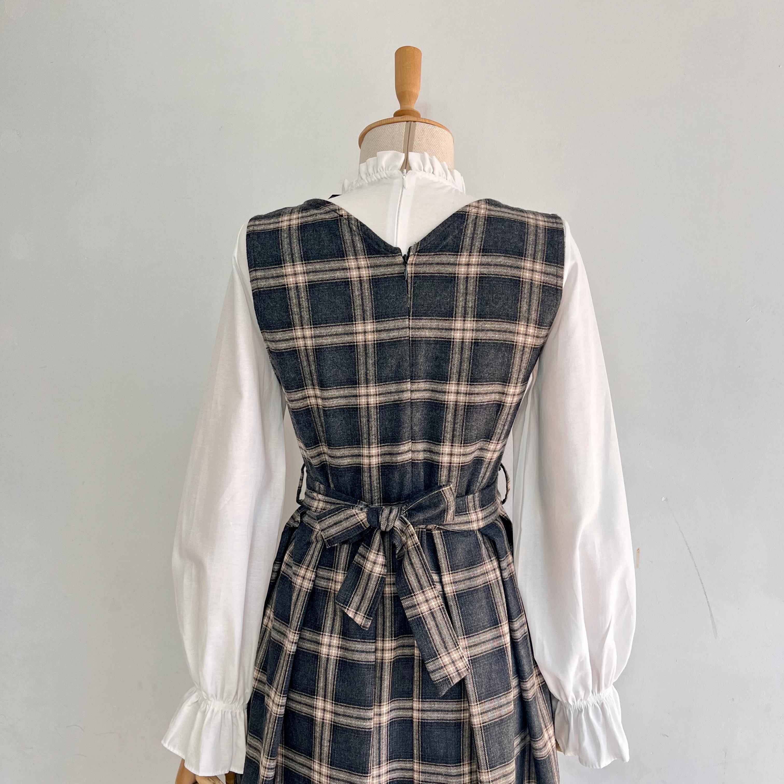 Antrasit Bej Ekose Desenli Pileli Jile