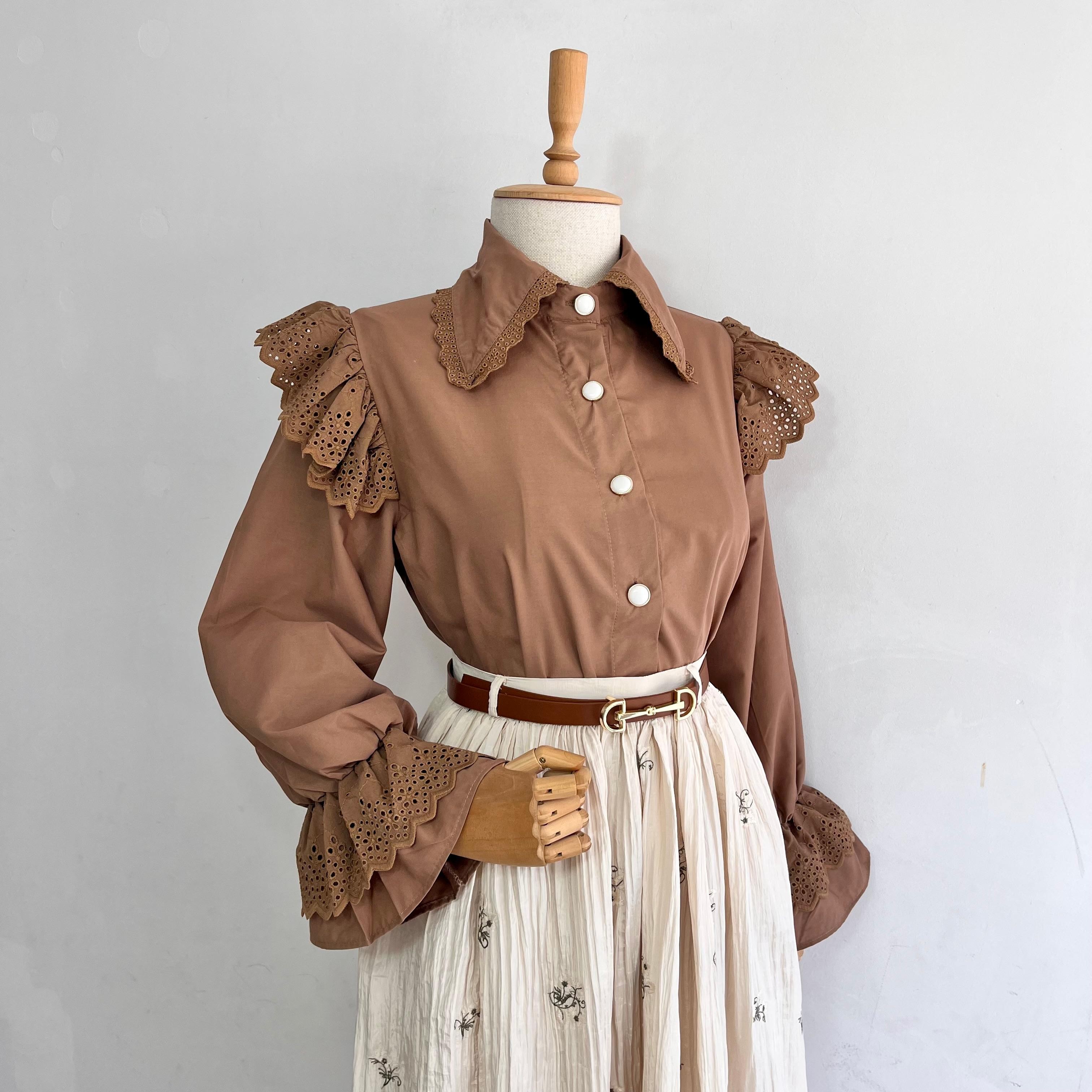 Kahverengi Vintage Gömlek