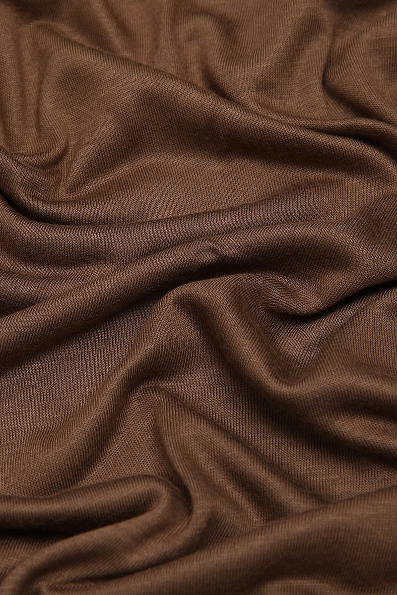 Five Scarf Kahverengi Penye Şal 