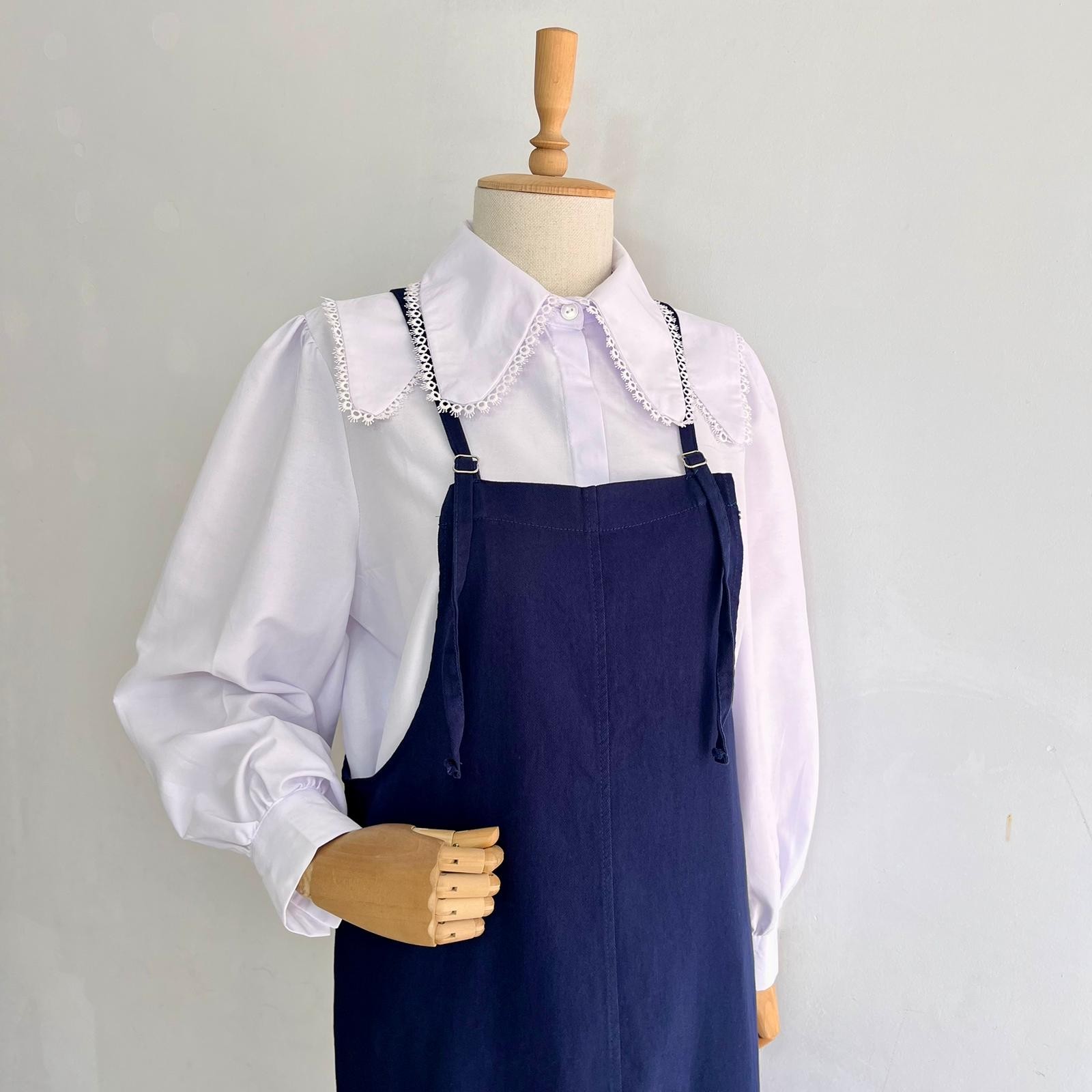 Lacivert Gabardin Askılı  Jile