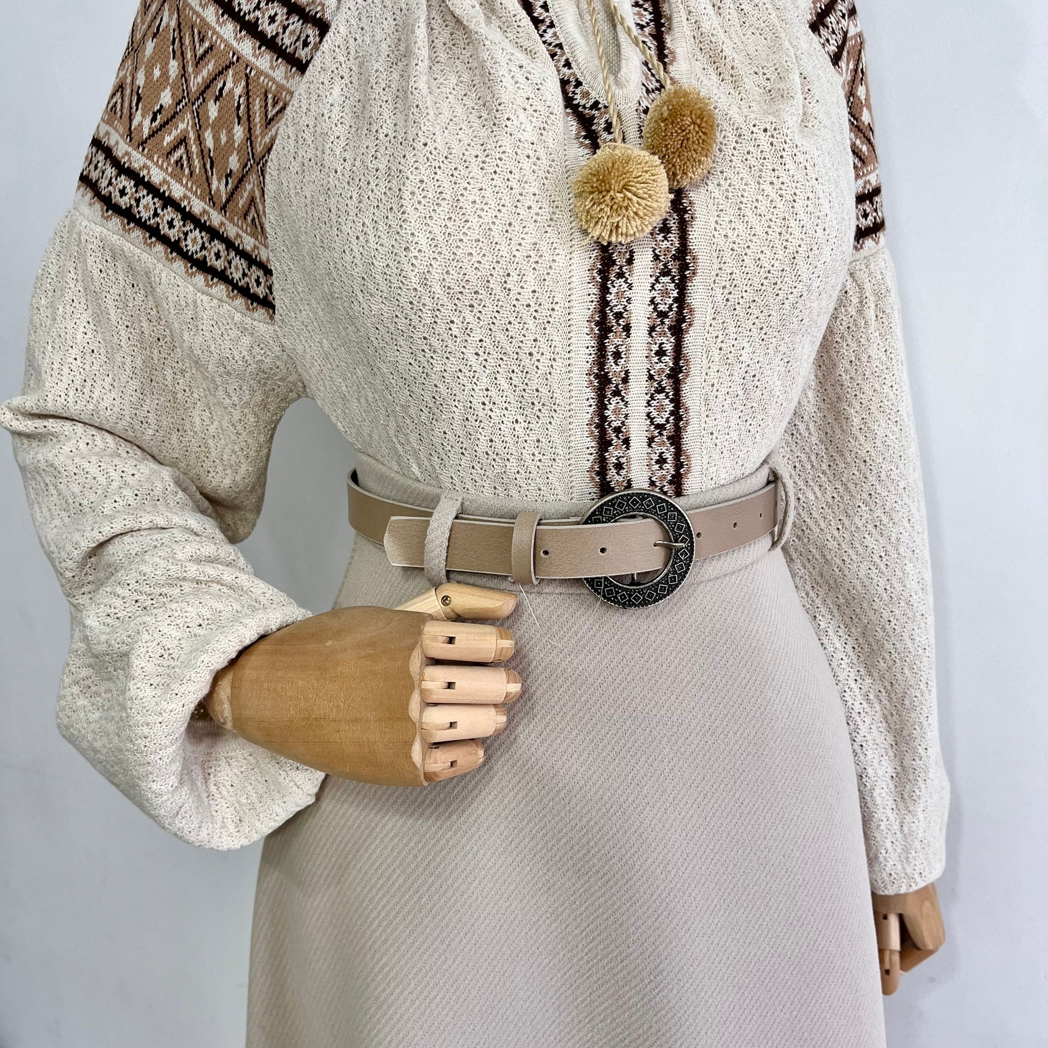 Bej Kaşe Etek