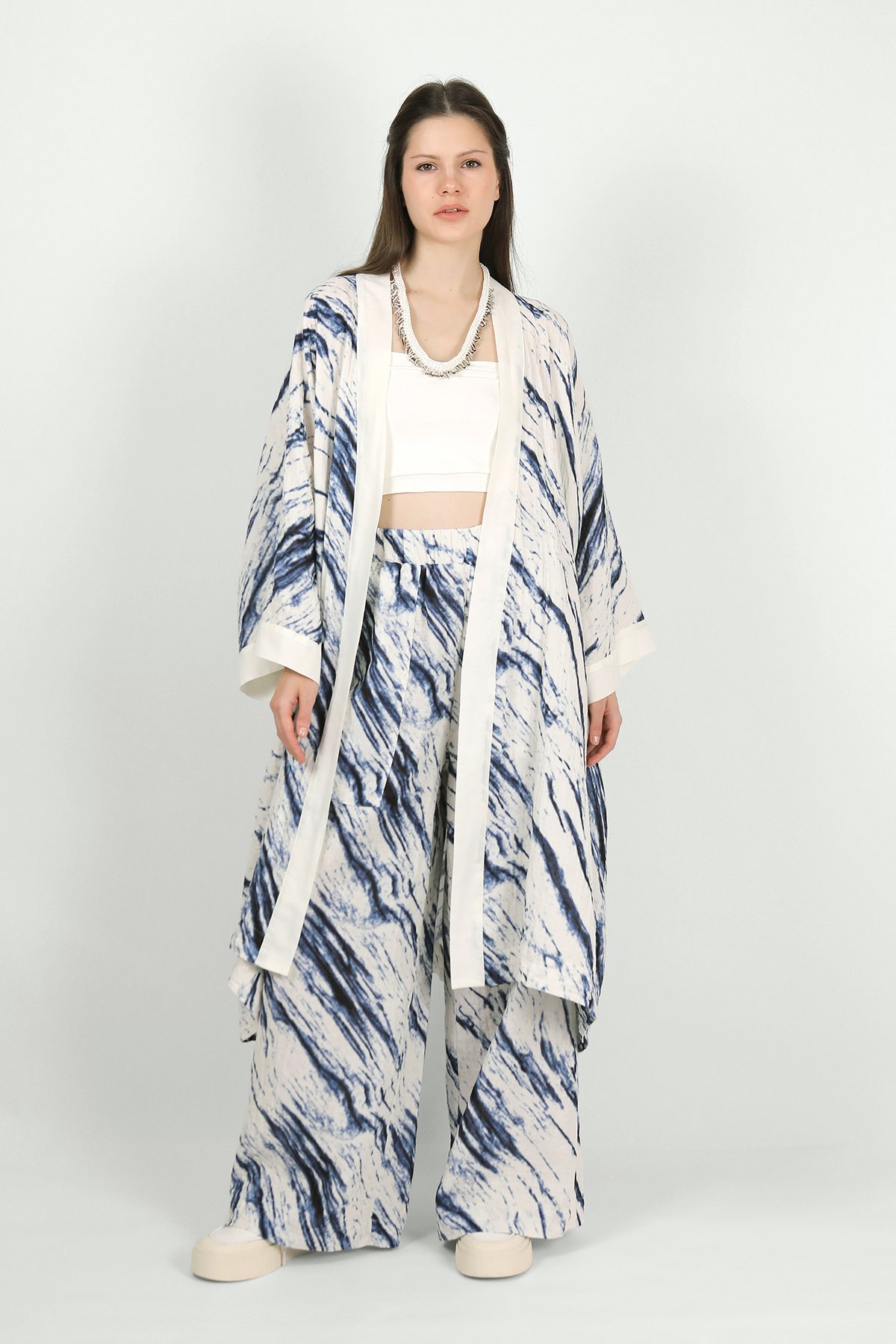 5072 Kimono - Mavi