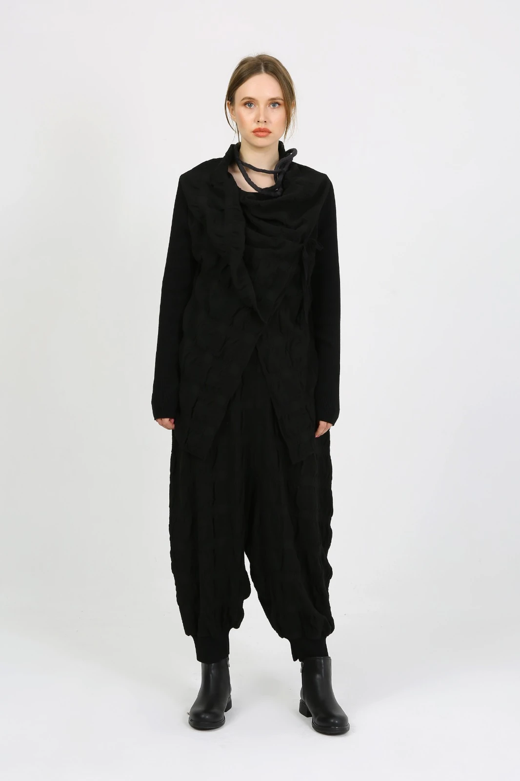 Kadın Asimetrik Kapitone Ceket