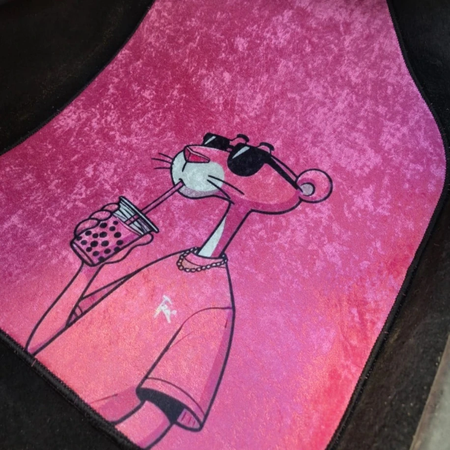 PEMBE PANTER 4 PARÇA HALI PASPAS