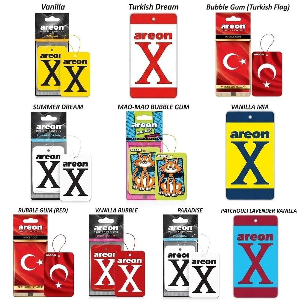 5 ADET AREON KOKU (KARIŞIK)