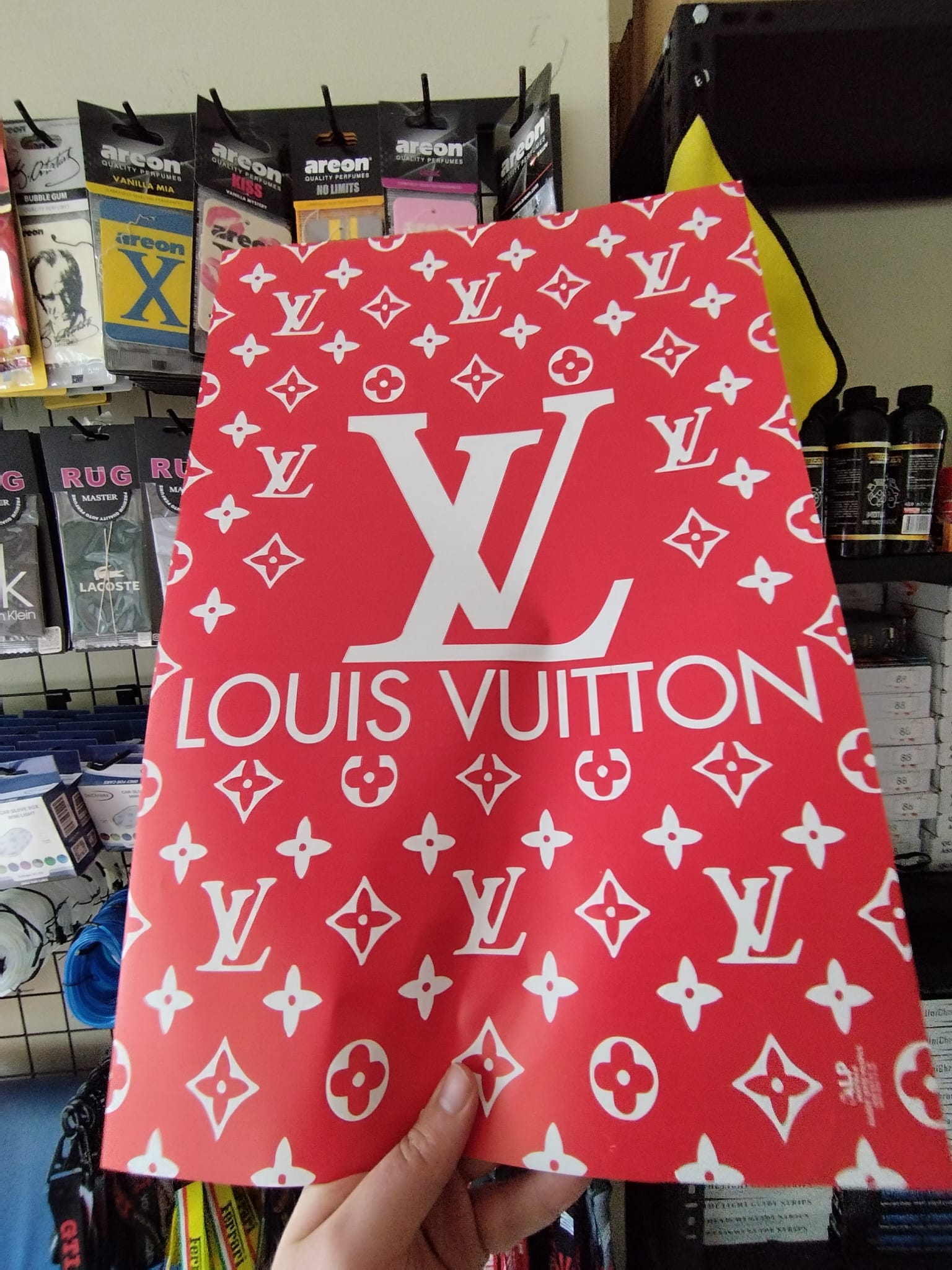LOUIS VUITTON PASPAS KAĞIDI 10 ADET - KIRMIZI TABANLI