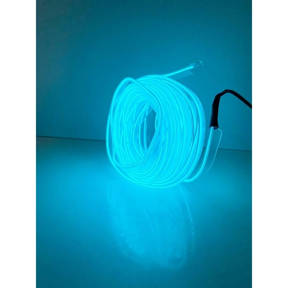 Neon İp Şerit Led Buz Mavisi 3M