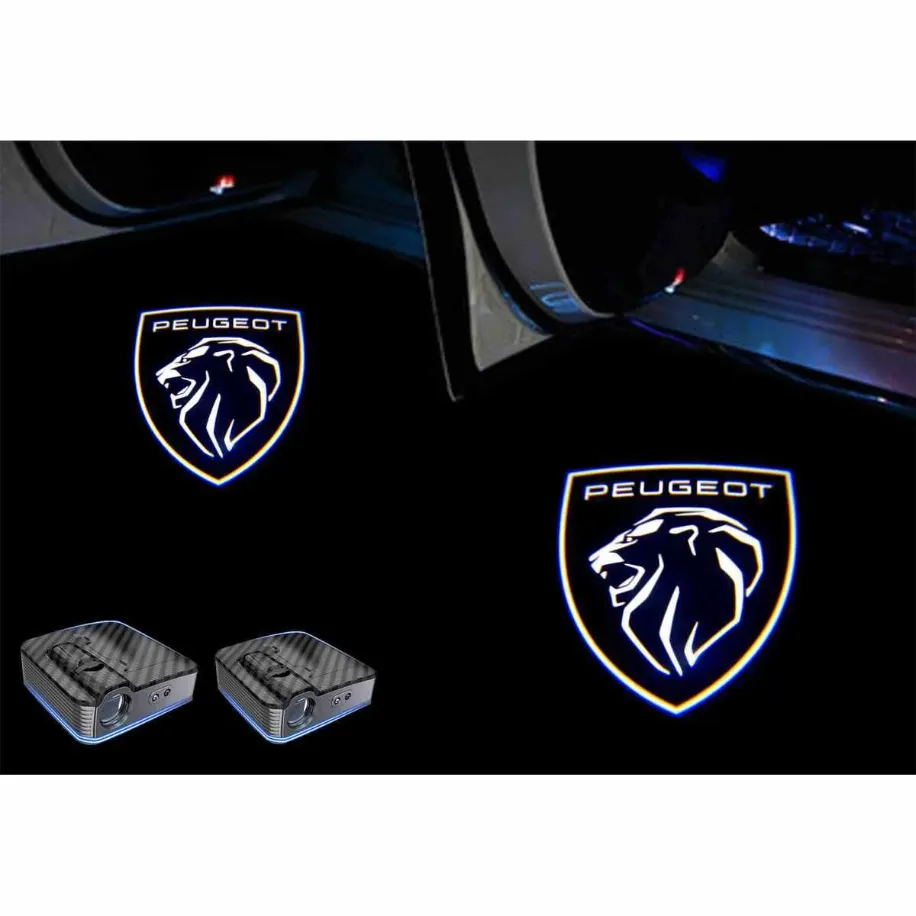 PEUGEOT kapı altı logo 2 adet