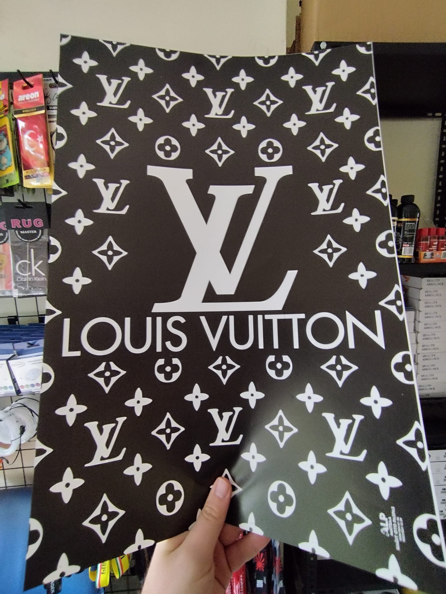 LOUIS VUITTON PASPAS KAĞIDI 10 ADET - SİYAH TABANLI