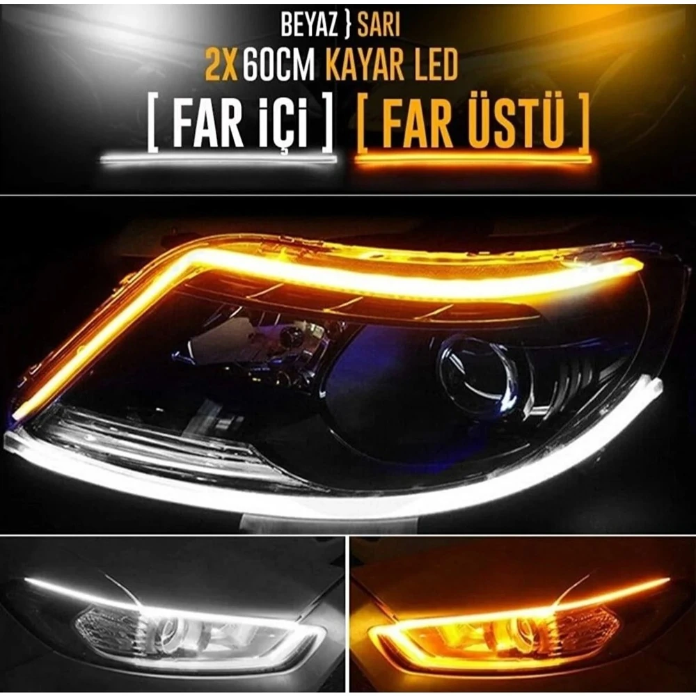 SELAMLAMALI FAR ÜSTÜ LED