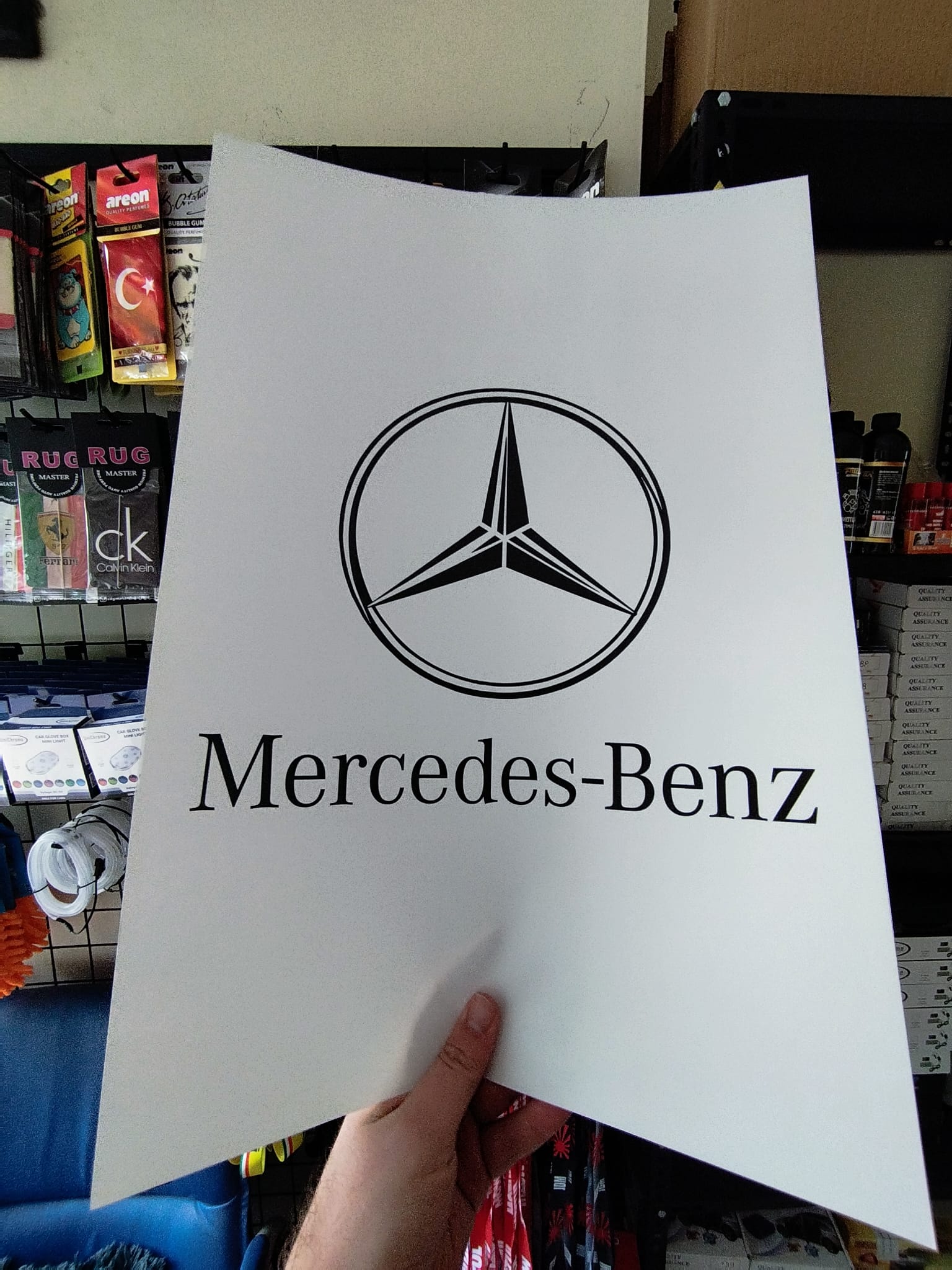 MERCEDES-BENZ PASPAS KAĞIDI 10 ADET