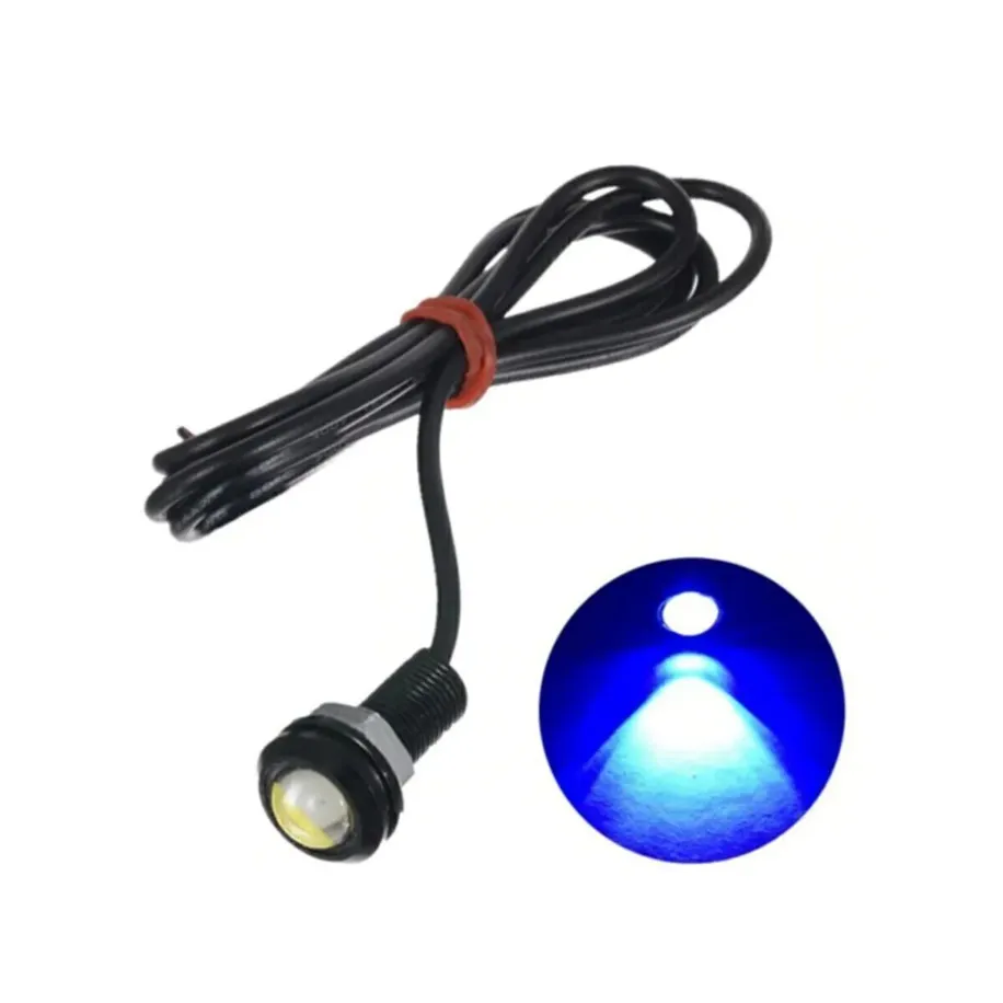 AYNA ALTI LED (KARTAL GÖZÜ) 2'Lİ MAVİ RENK