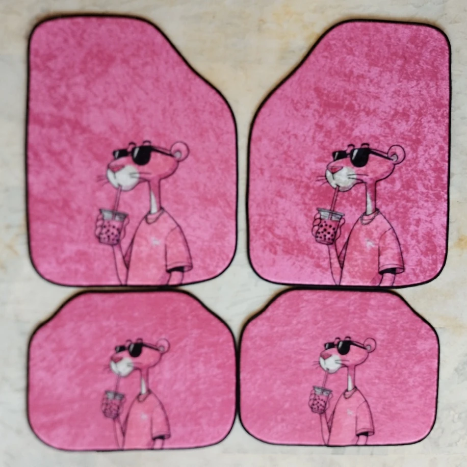 PEMBE PANTER 4 PARÇA HALI PASPAS