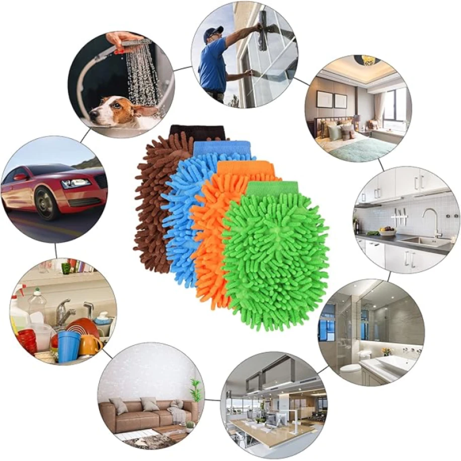 MİKROFİBER ARAÇ YIKAMA ELDİVENİ