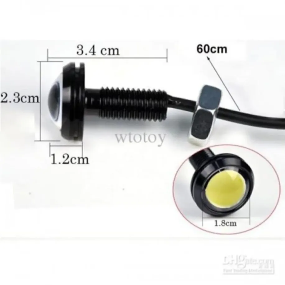 AYNA ALTI LED (KARTAL GÖZÜ) 2'Lİ BEYAZ RENK