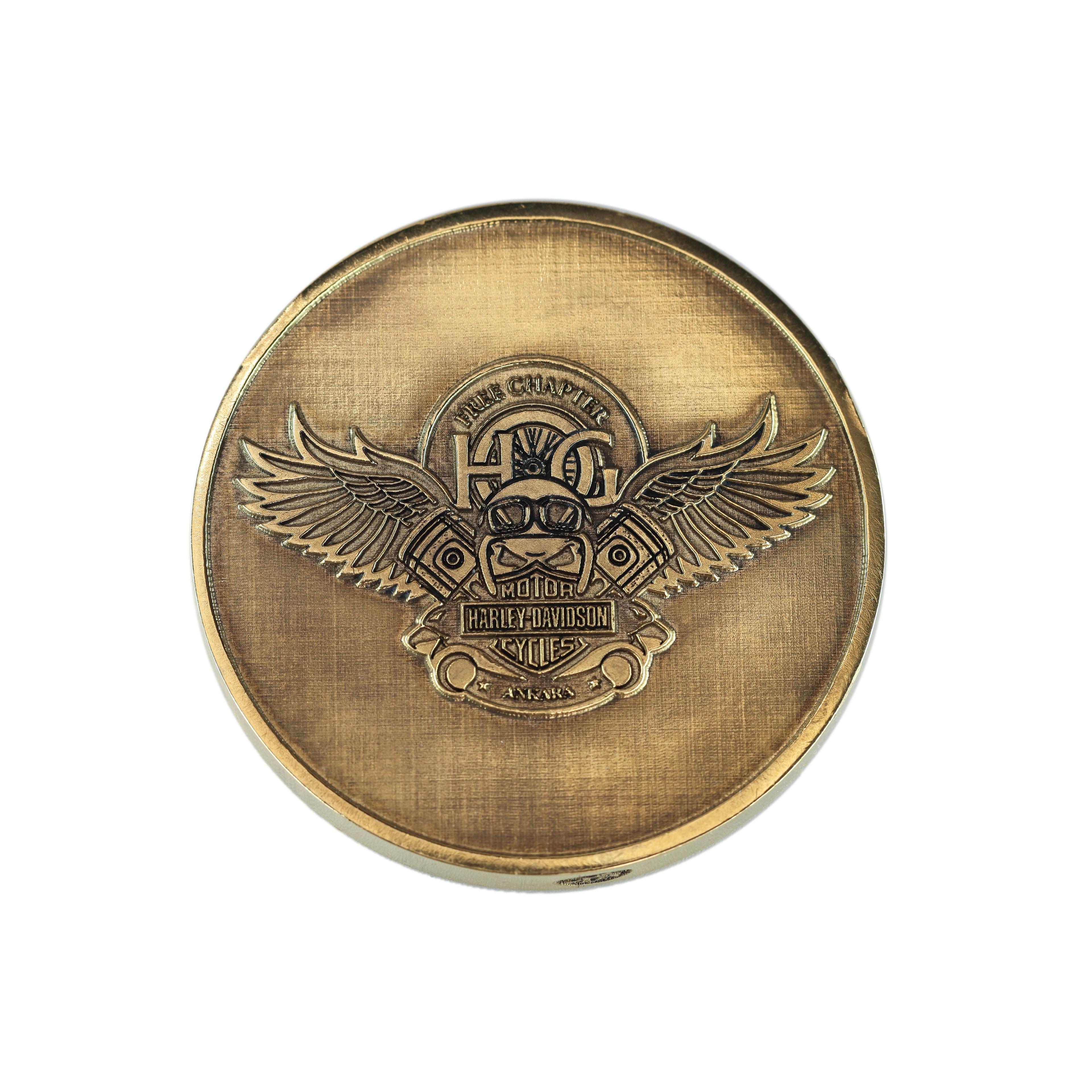 Harley Davidson Free Chapter Madalyon