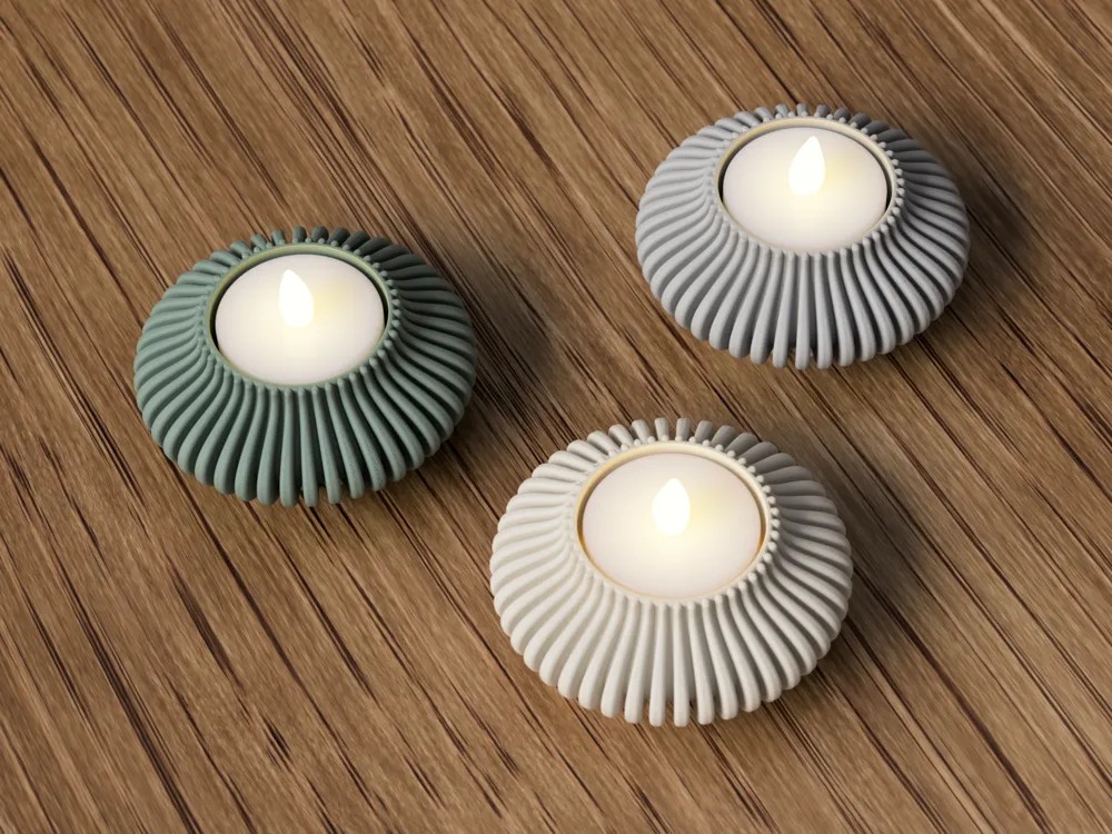 Tealight Mumluk - Harmoni 3'lü Set