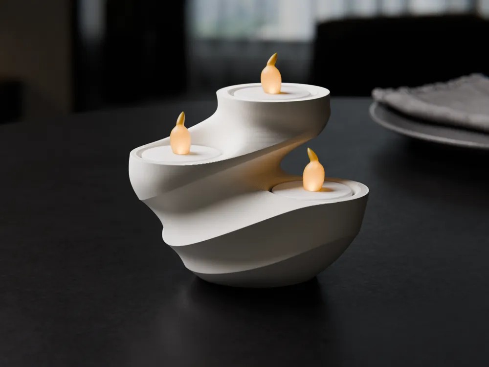 Tealight Mumluk - Girdap
