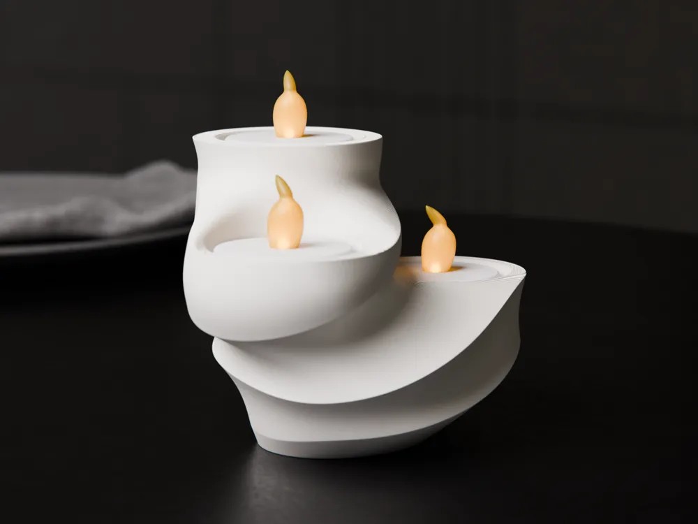Tealight Mumluk - Girdap