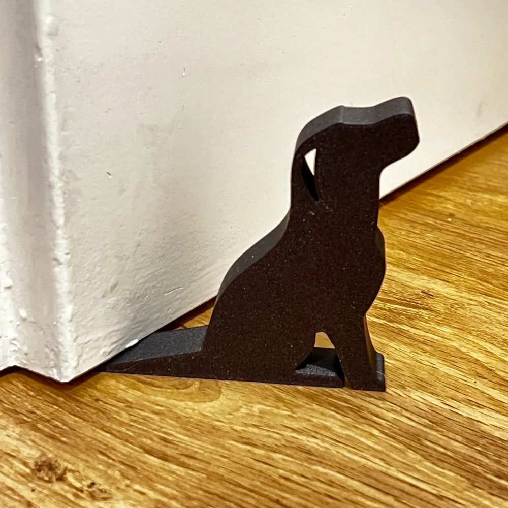 Kapı Tutacağı - Köpek Silüet