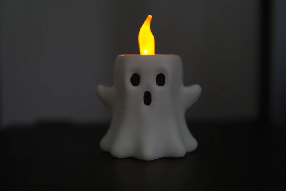 Tealight Mumluk - Hayalet 2'li Set