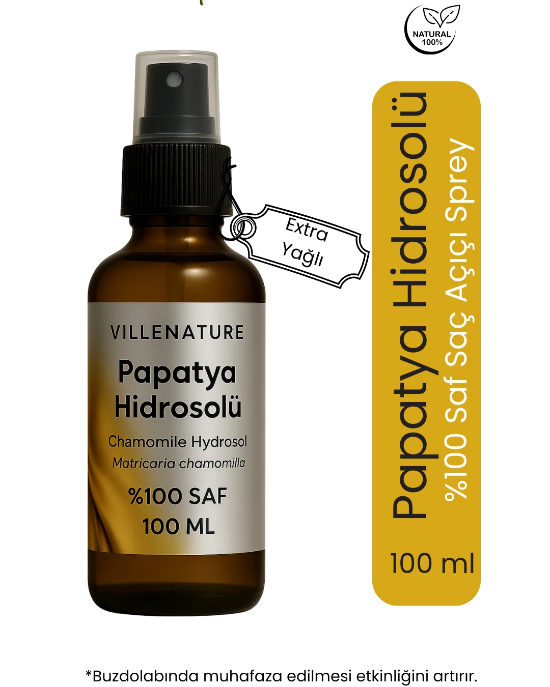 %100 SAF PAPATYA Hidrosolü
