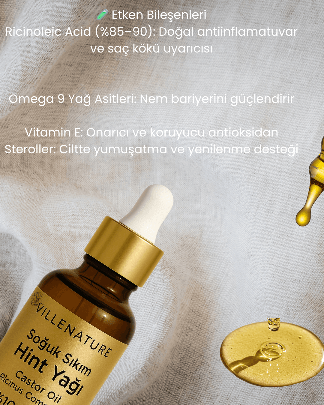 Soğuk Sıkım HİNT YAĞI 50 ML
