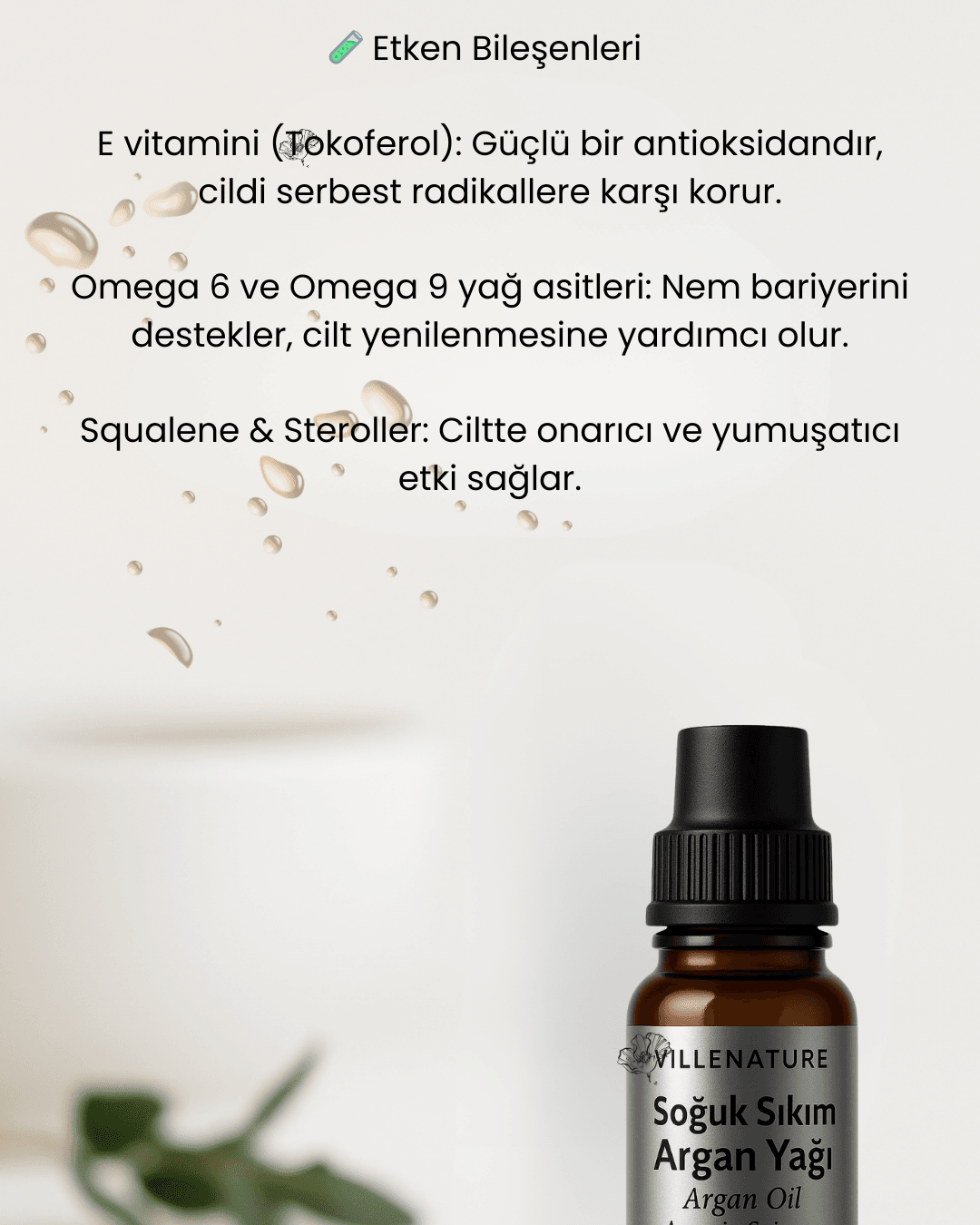 Soğuk Sıkım ARGAN YAĞI 20 ML