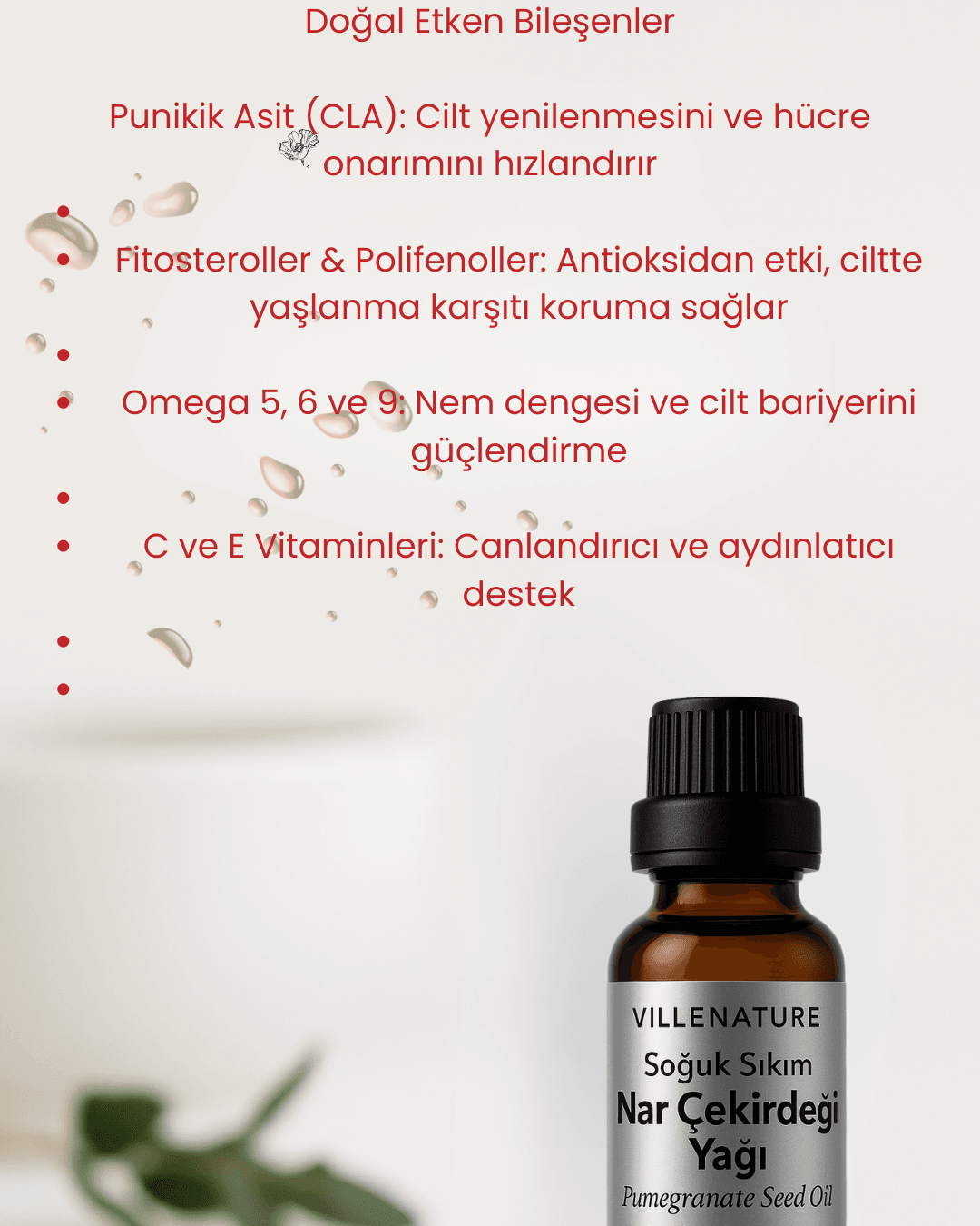 Soğuk Sıkım NAR ÇEKİRDEĞİ YAĞI 
