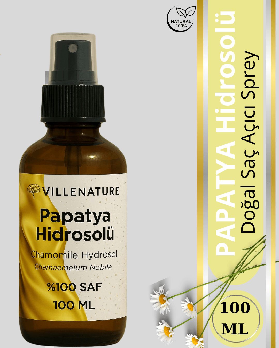 %100 SAF PAPATYA Hidrosolü