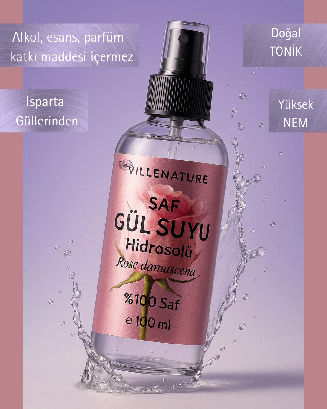 SAF GÜL SUYU Hidrosolü