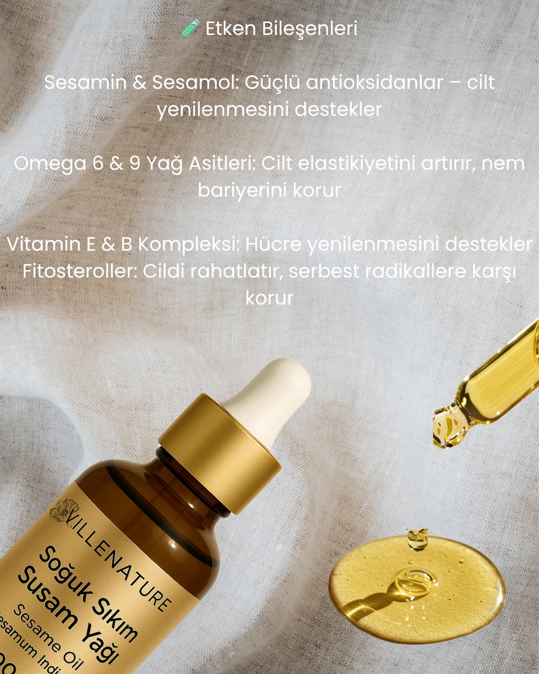 Soğuk Sıkım SUSAM YAĞI