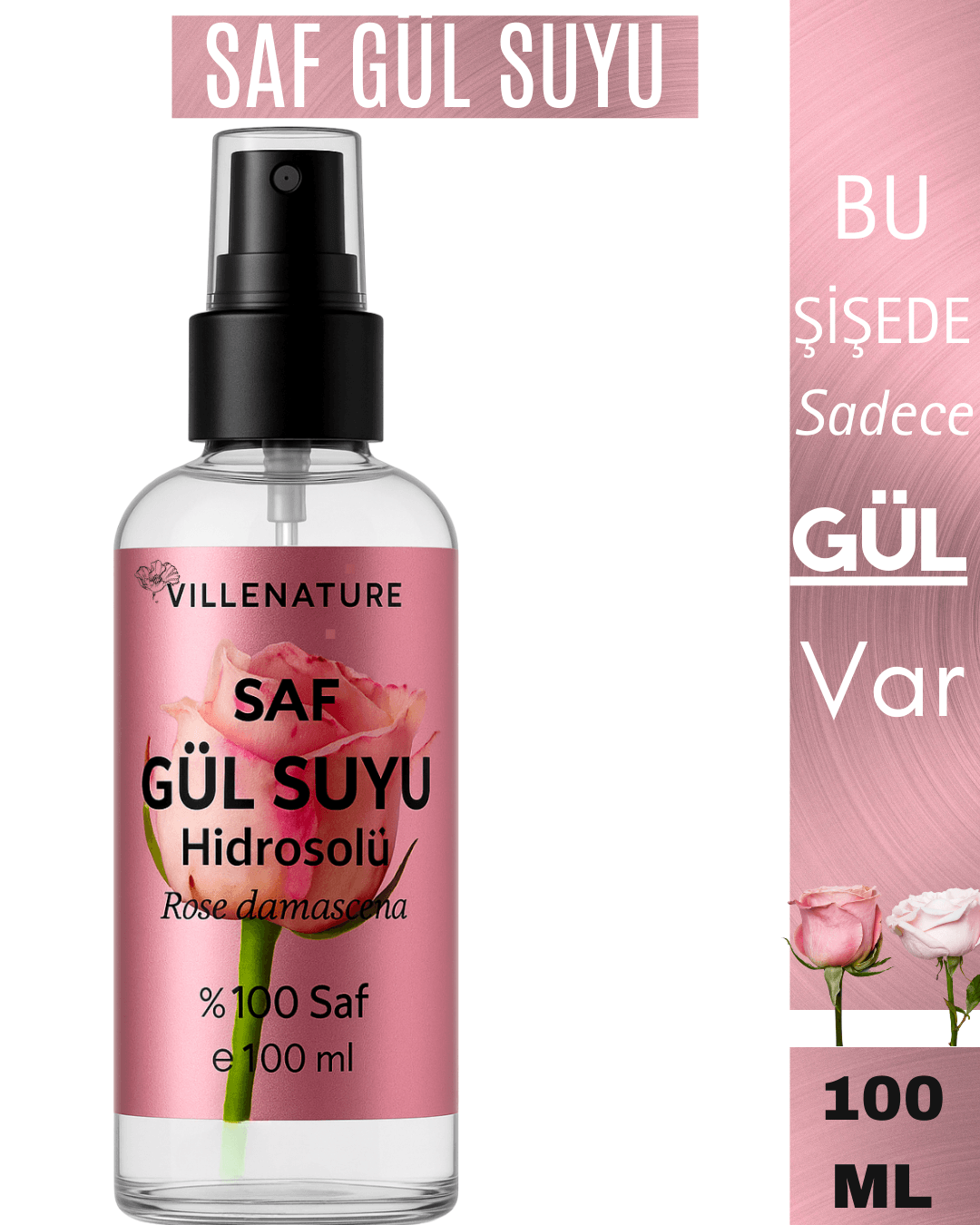SAF GÜL SUYU Hidrosolü